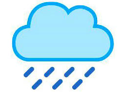 全國降水量臺標